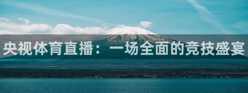 央视体育直播：一场全面的竞技盛宴