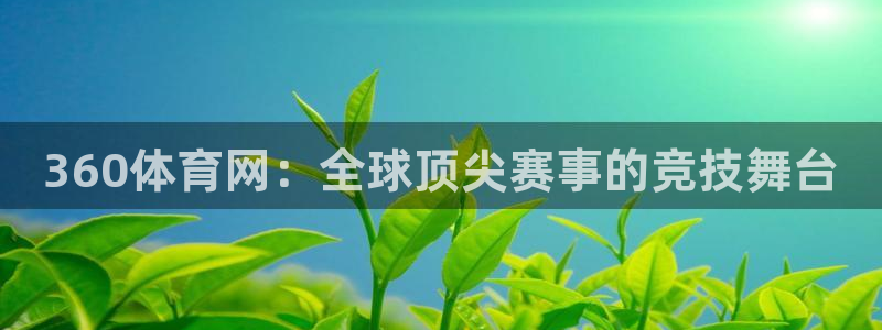 360体育网：全球顶尖赛事的竞技舞台
